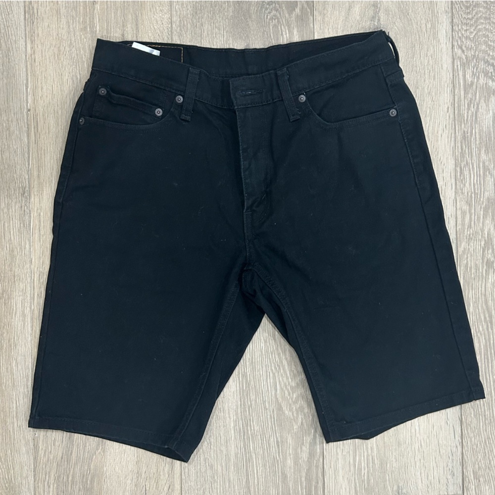 Levi's Black Jean shorts